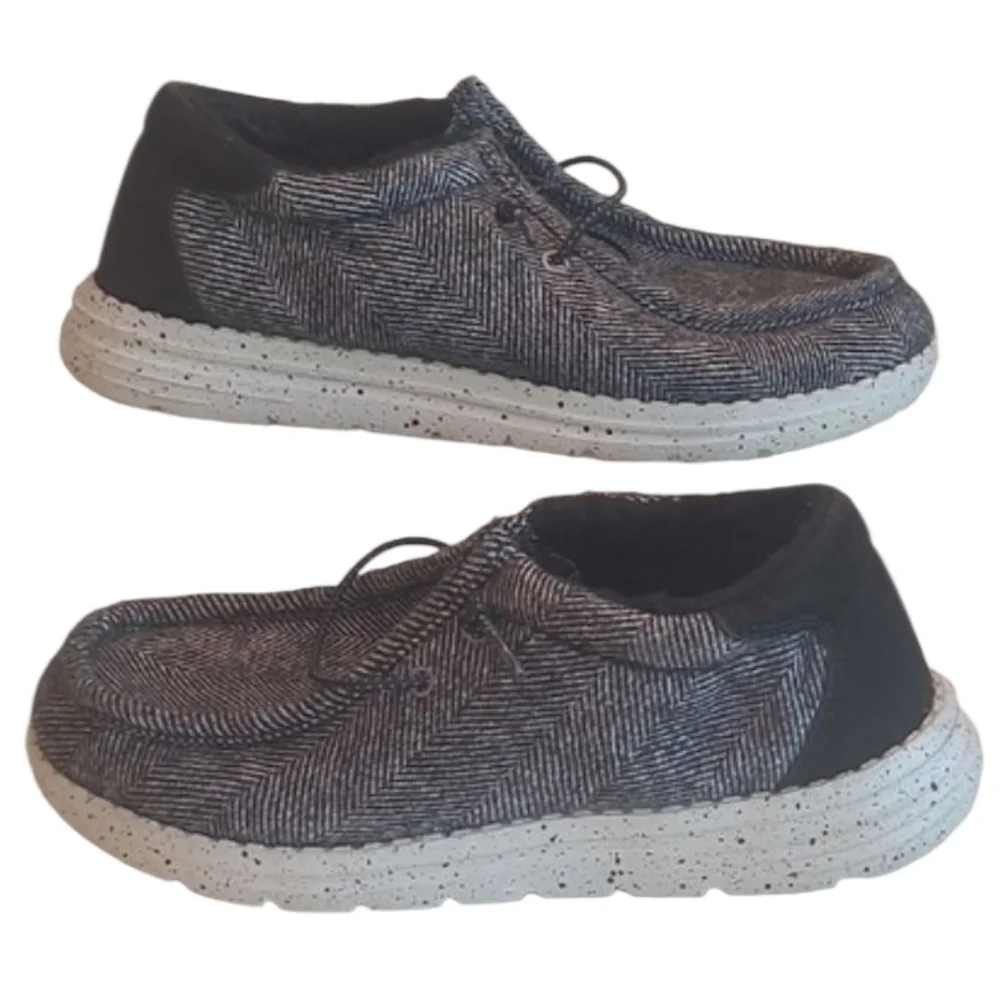 Bruno Marc Slip/ Slide On Fur Casual Loafer Unisex Knit Boat Shoe Canvas Sneaker